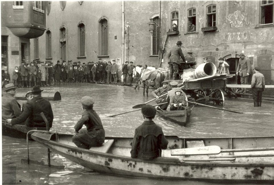 Überschwemmung in Wetzlar 1920.